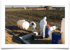 Trecate, Italy landfarming